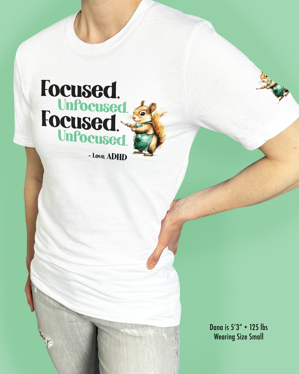 Focused. Unfocused. Focused. Unfocused. -Love, ADHD